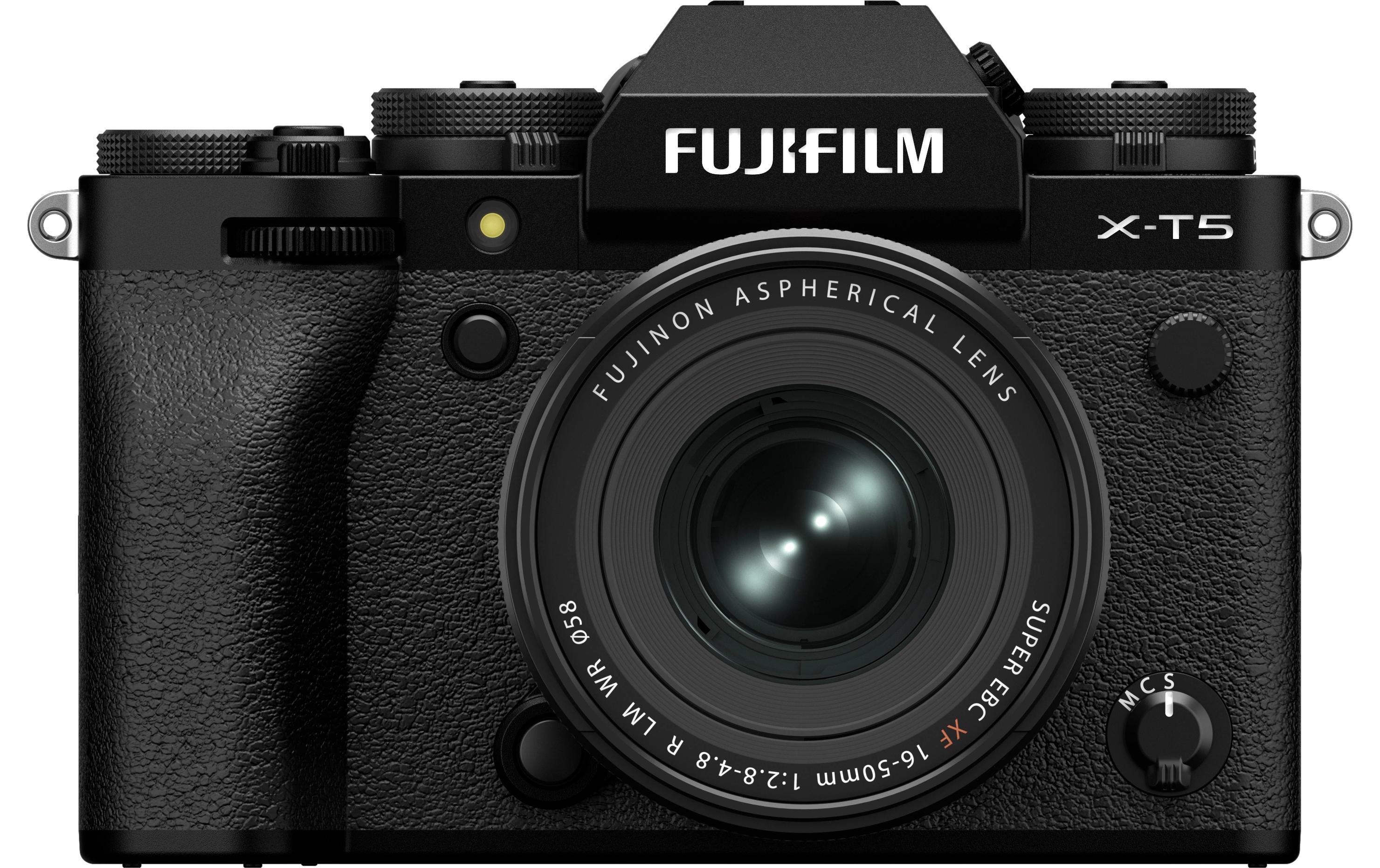 Fotokamera X-T5 Kit XF 16-50mm Schwarz<br>Spiegellose Systemkamera mit 40.2 Megapixel-Sensor und integriertem Fünf-Achsen-Bildstabilisator inkl. Objektiv