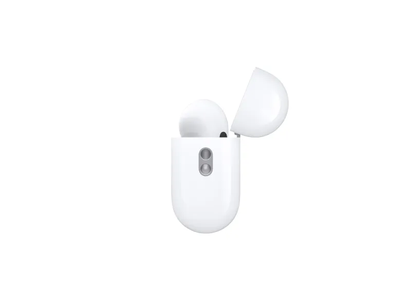 Apple | AirPods Pro - 2. Generation (2023) - Trådløse øretelefoner med mik. - aktiv støjdæmpning - hvid | Magsafe Charging Case (USB-C)