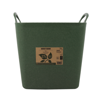 Flexibele kuip / emmer Groen 27L (100% gerecycled)
