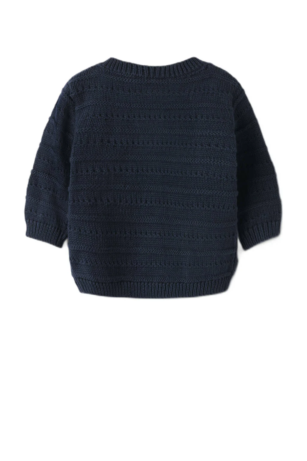 NAME IT BABY cardigan donkerblauw gebreid