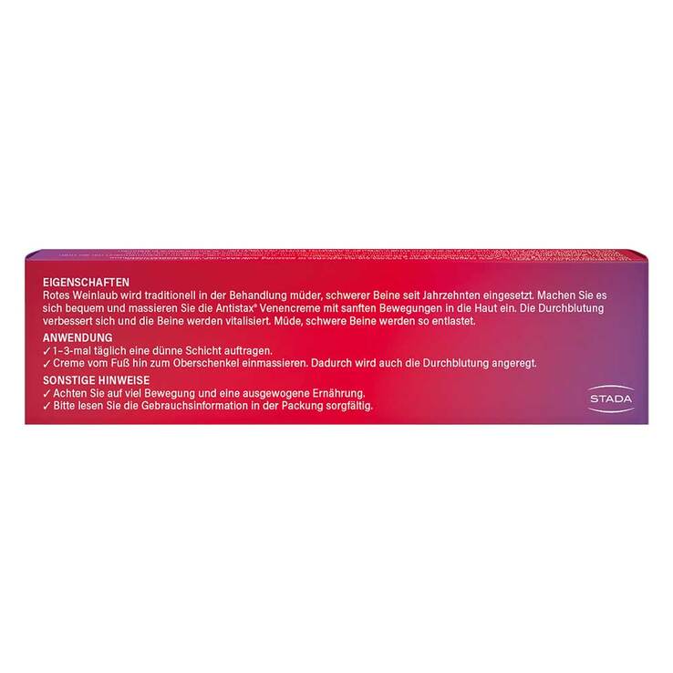 Antistax Venencreme belebt müde & schwere Beine, 3x100 g