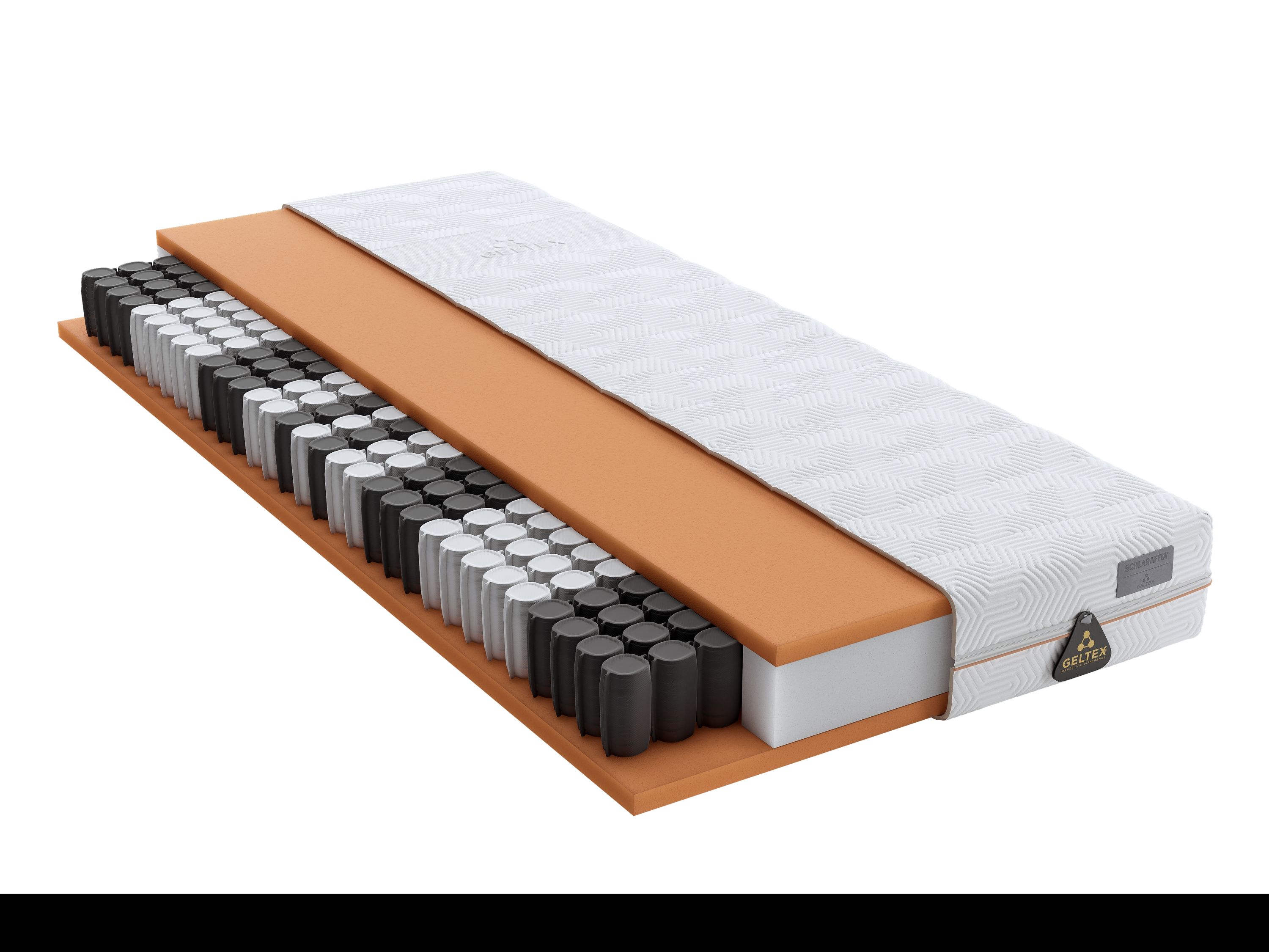 Matratze SCHLARAFFIA QUANTUM Pure 200 80 x 200 cm H2 (bis ca. 80 kg)