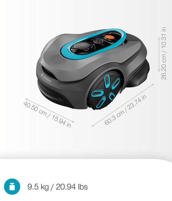 GARDENA Mähroboter smart SILENO sense 400