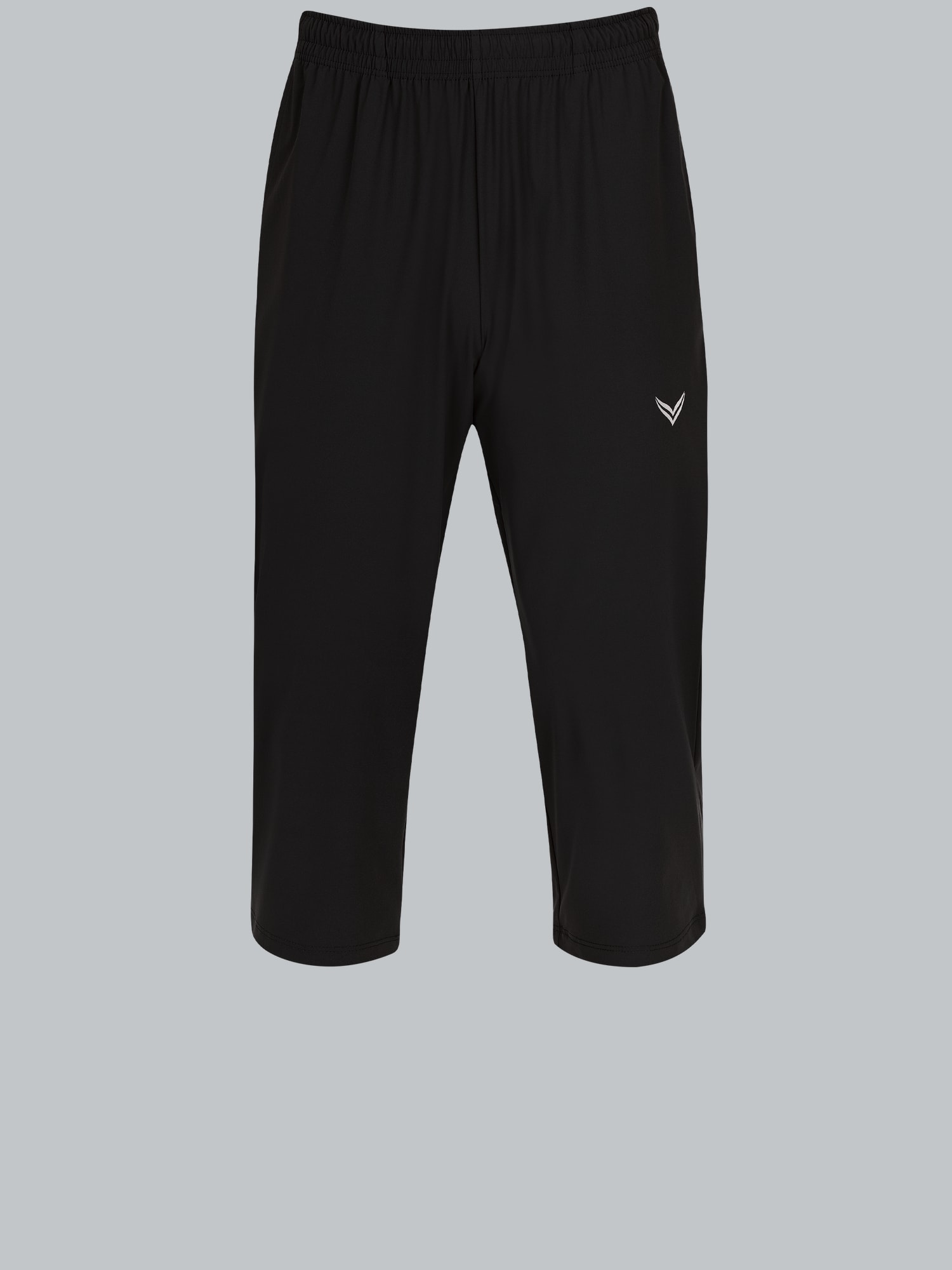 3/4-Hose mit Kordelzug Schwarz