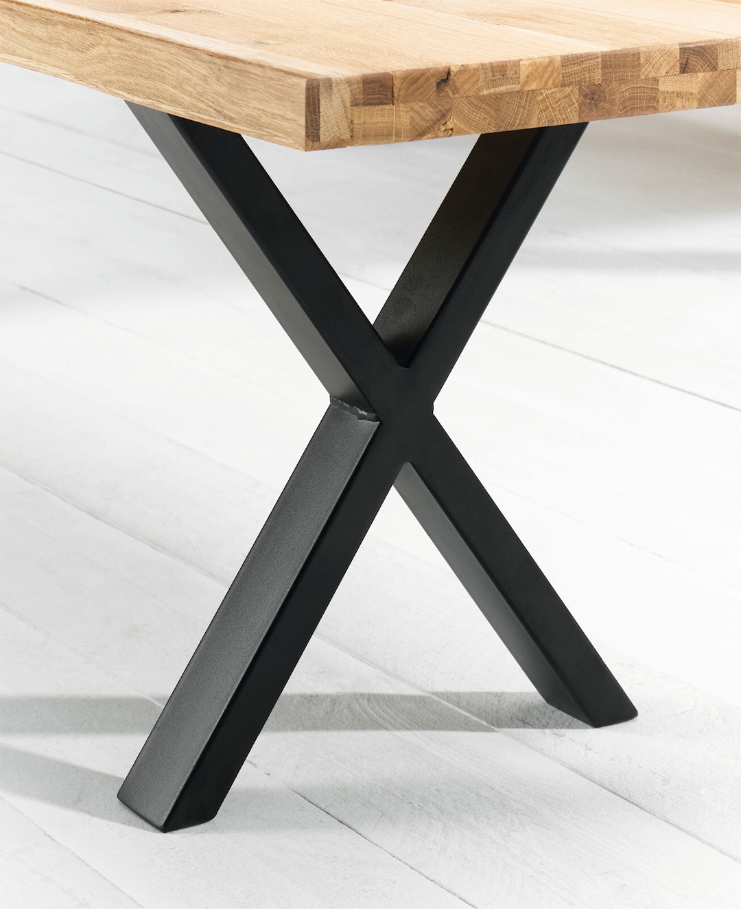 vito Esstisch SIGA X-I 160 x 100 cm schwarz /Eiche geölt