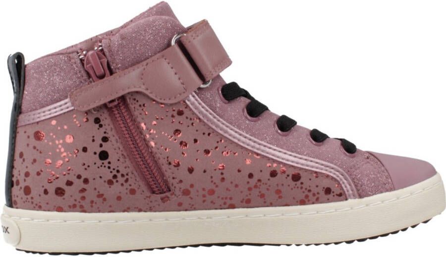 GEOX KALISPERA MEISJES Sneakers DONKERROZE ZWART