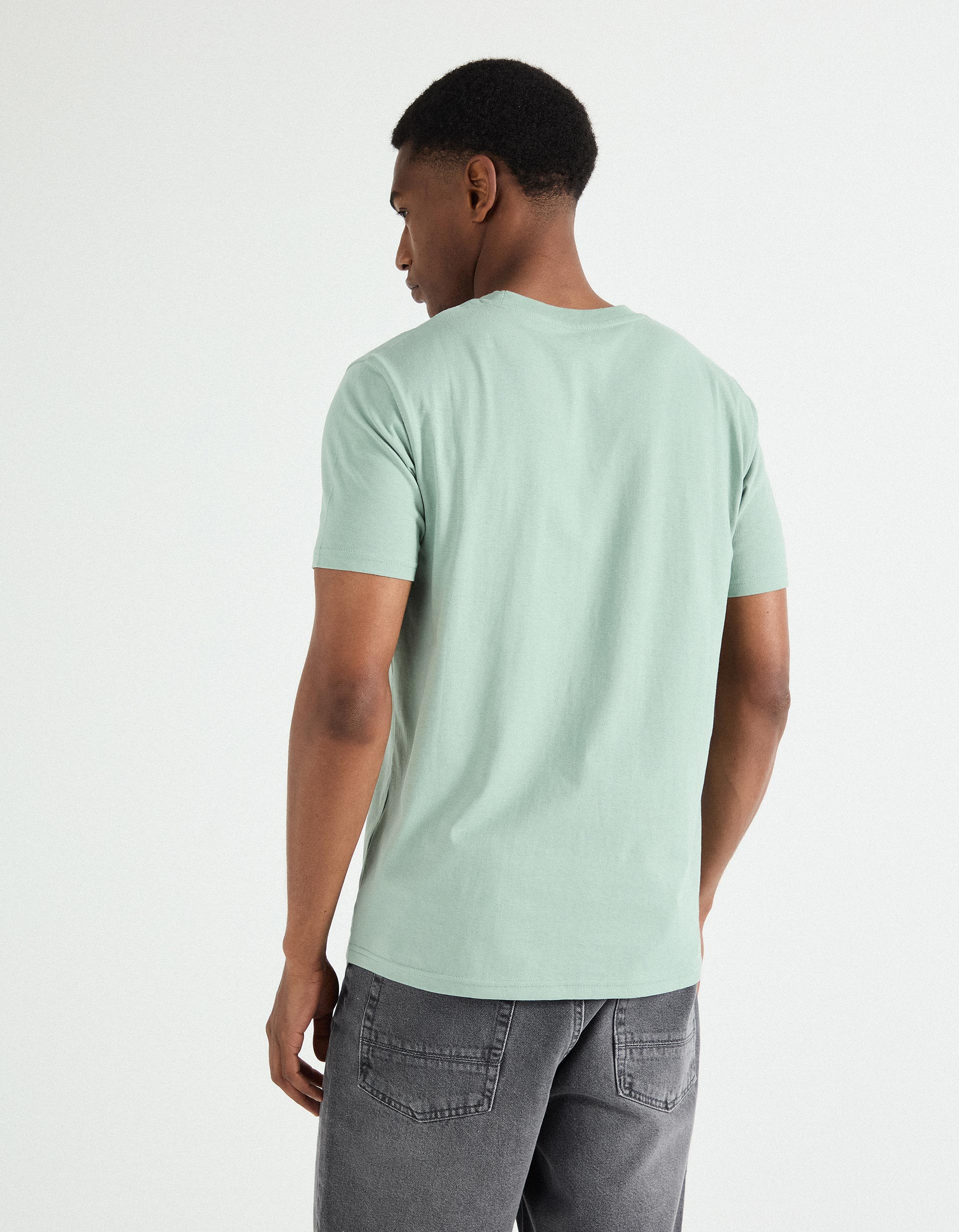 T-shirt Print, Homem, Verde