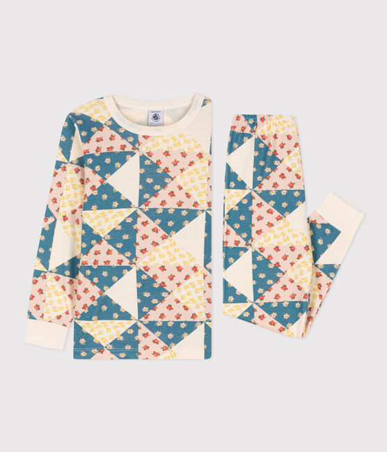 Pyjama patchwork petite fille en coton