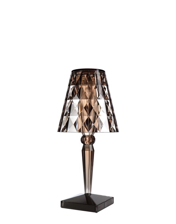 Kartell Big Battery tafellamp LED bruin