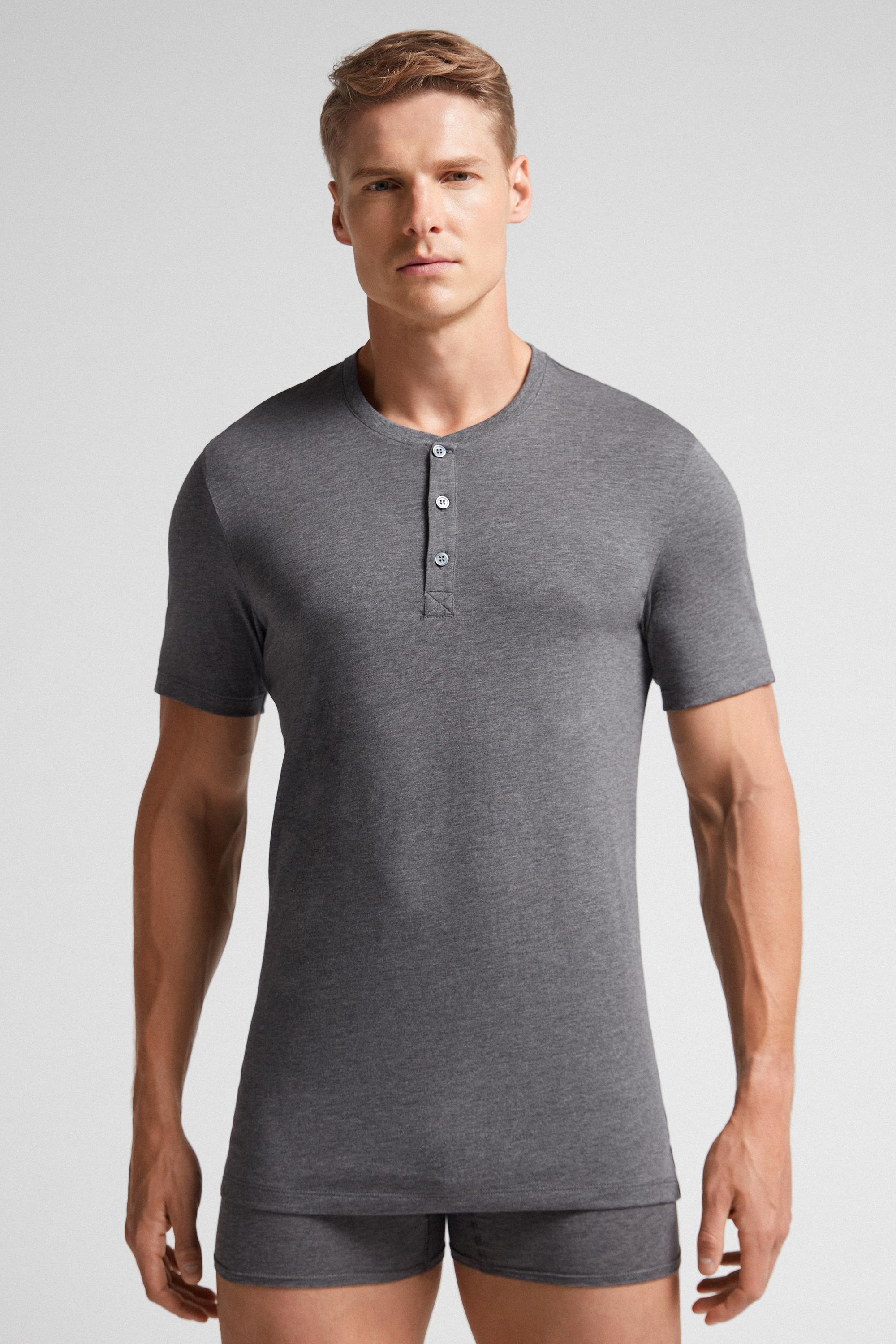 Camiseta de manga curta em algodão Supima®
