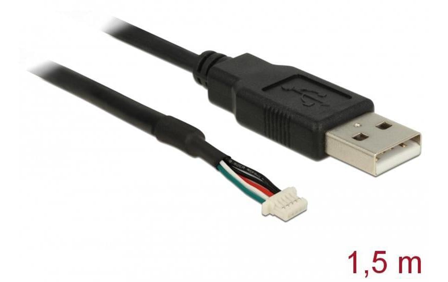 Schnittstellenkabel USB USB 2.0 A Stecker, 1.5mAnschlusskabel für Delock USB-Kameramodule
