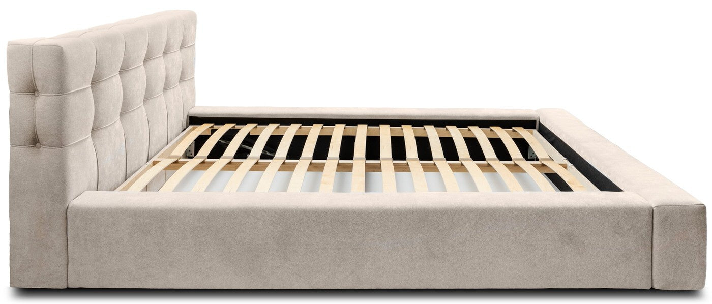 Trae Mobler Grace 180 x 200 cm Gestoffeerd Bed Beige