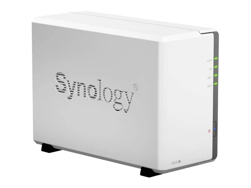 Synology Disk Station DS220j - NAS-server - 2 bays - SATA 6Gb/s - RAID 0, 1, JBOD - RAM 512 MB - Gigabit Ethernet - iSCSI support