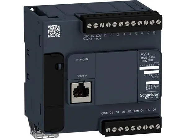 Schneider Electric TM221C16R, IP20, 50 - 60 Hz, -10 - 55 °C, -25 - 70 °C, 95 mm, 70 mm
