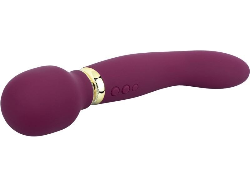 Amorelie Massagestab Kiss Berry Massagestab in ergonomischer Form sorgt für Komfort