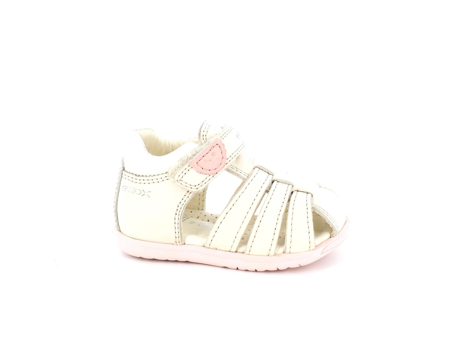 Geox-SANDAL MACCHIA GIR B254WB Cuir Ivoire