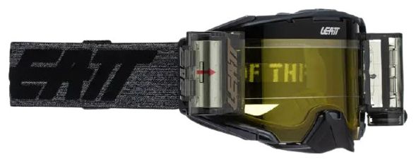 Masque Leatt Velocity 6.5 Roll-Off Graphene / Ecran Jaune 70%