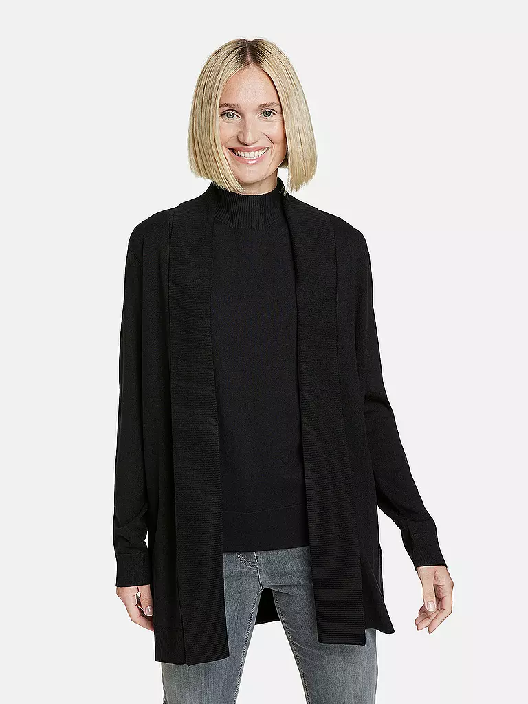 GERRY WEBER Strickjacke schwarz