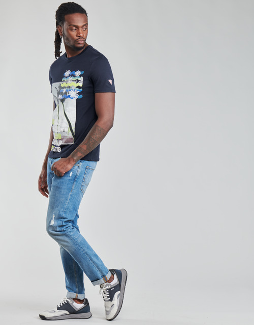 Guess - GUESS CLUB CN SS TEE - Marine