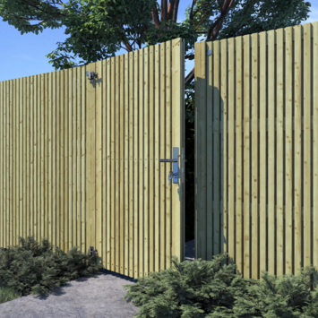 Tuinpoort Andalusië grenen verticaal ca. 178 x 99 cm