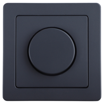 Berker Q1 Centraalplaat Dimmer Antraciet