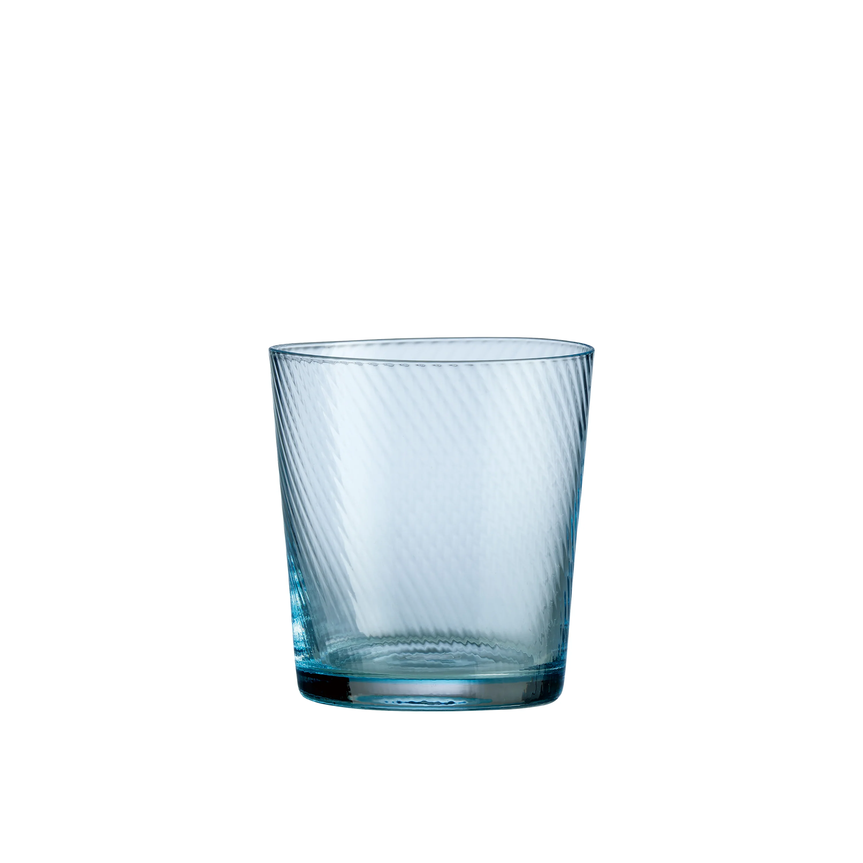 RAW  Unique Swirl Low Water glas, lyseblå - 30 cl.