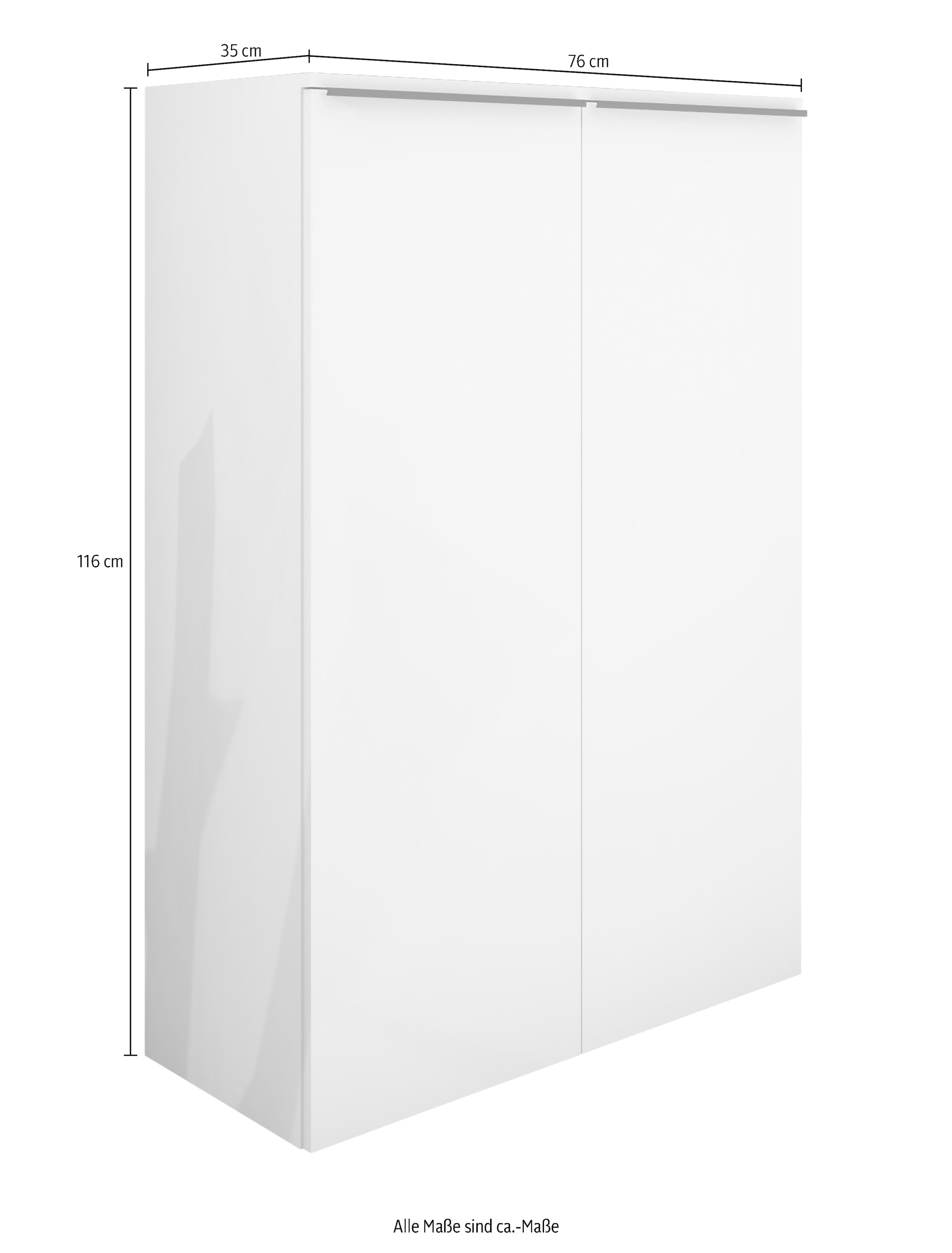 borchardt Möbel Aktenschrank »Tom« Breite 76 cm, Mehrzweckschrank