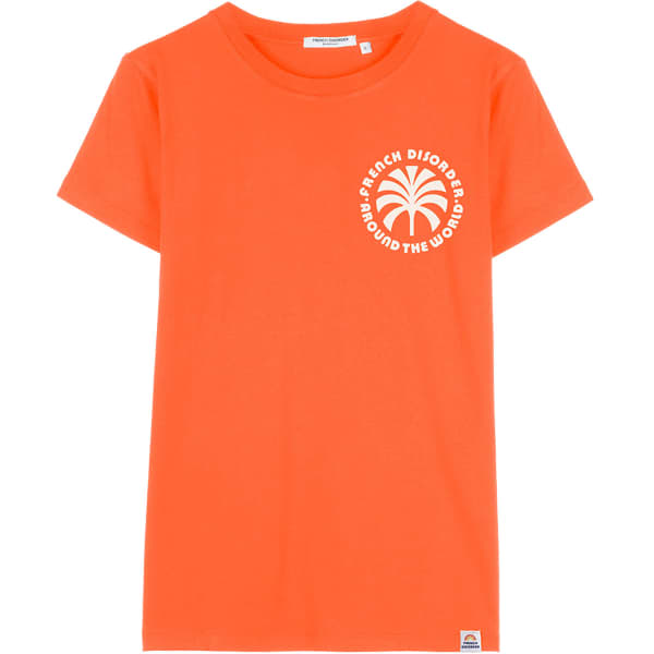 T-shirt FRENCH DISORDER ALEX THE PALM NECTARINE