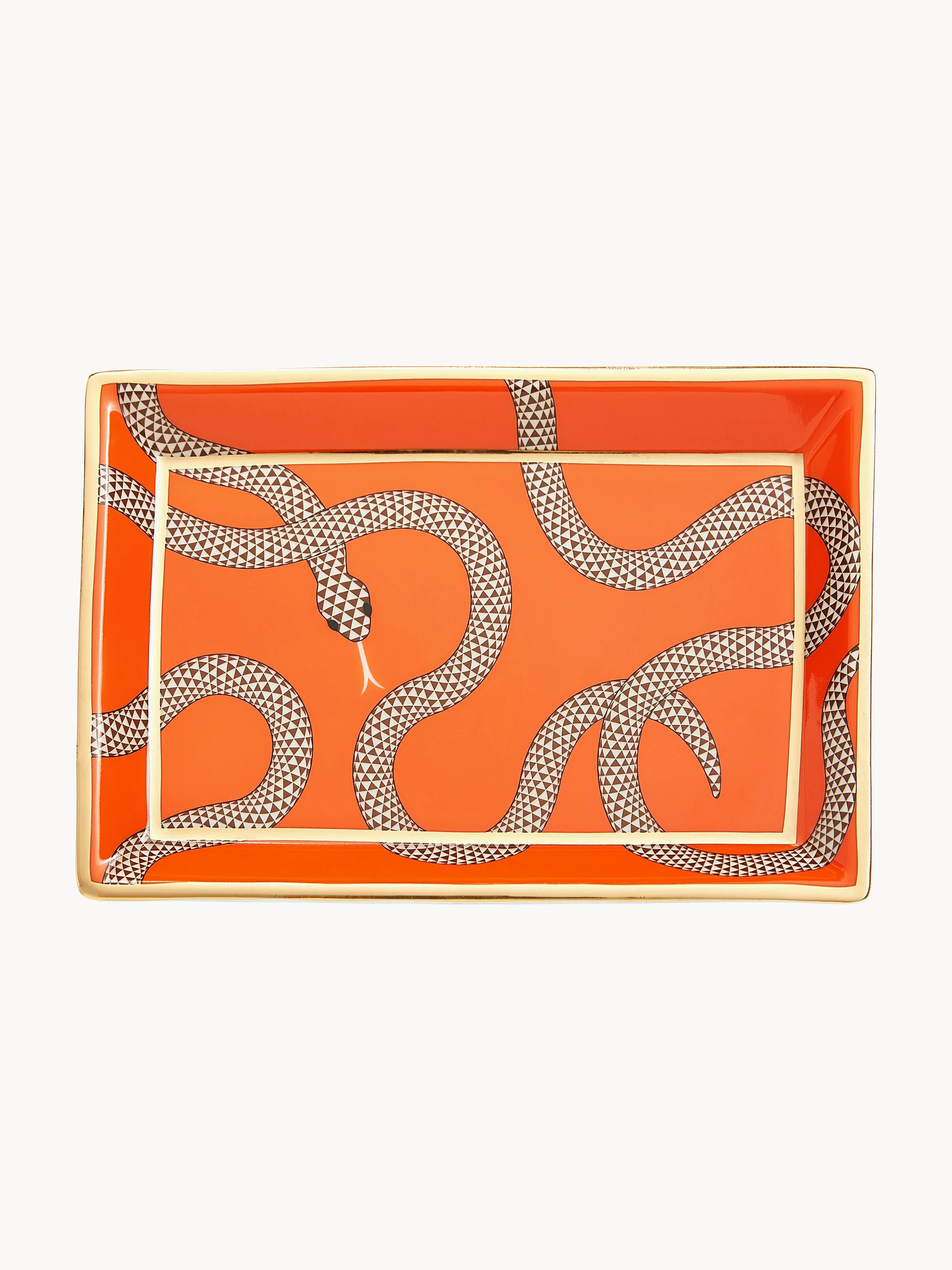 Decoratief dienblad Eden met gouden accenten