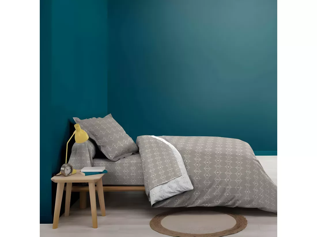 Drap plat en coton 