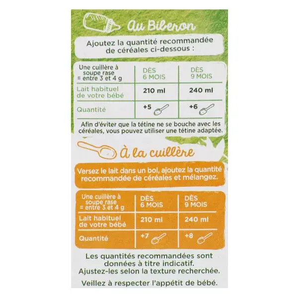 Modilac Mes Céréales Bio Multicéréales Dès 6 mois 250g
