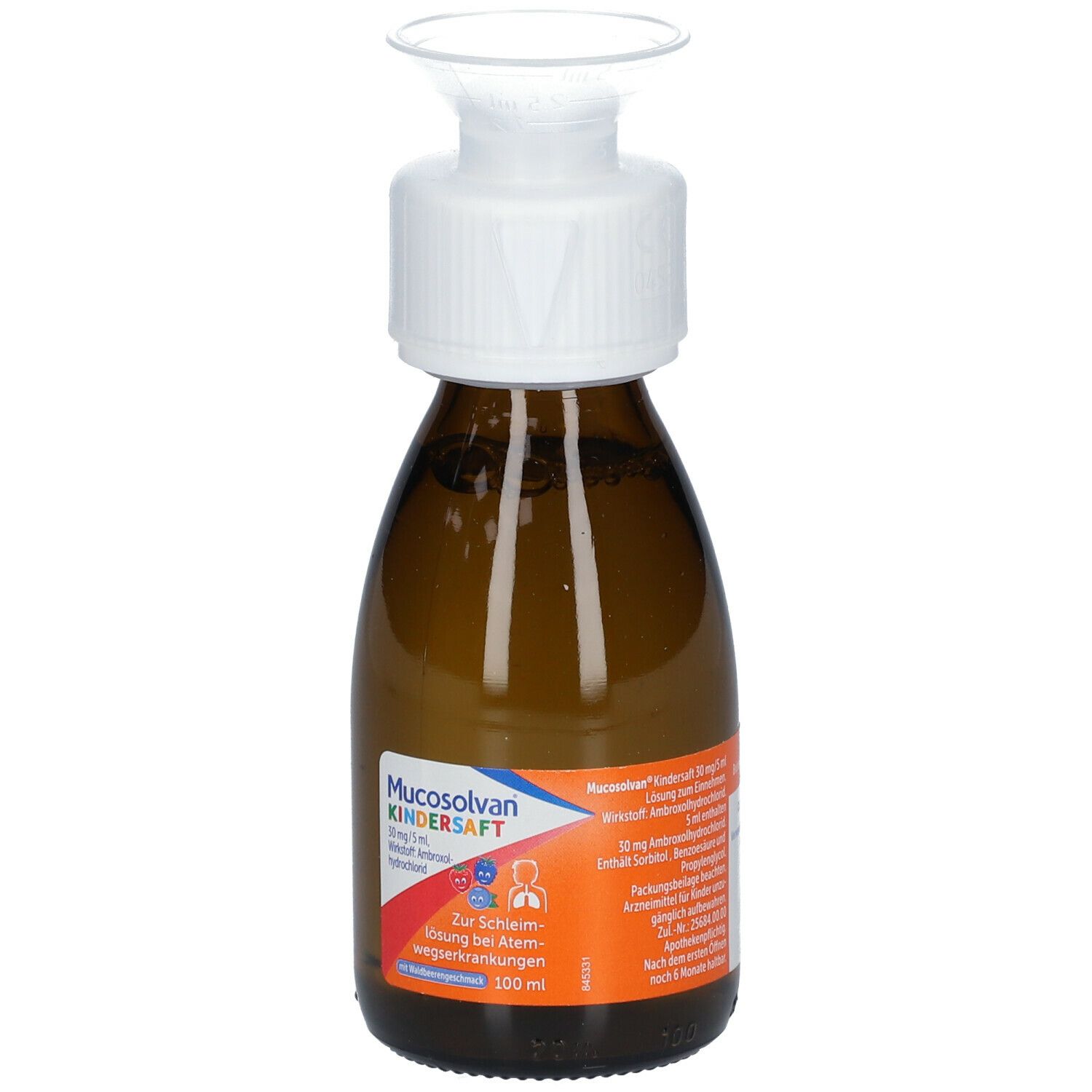 MUCOSOLVAN Kindersaft, Schleimlöser bei Husten, Hustenlöser