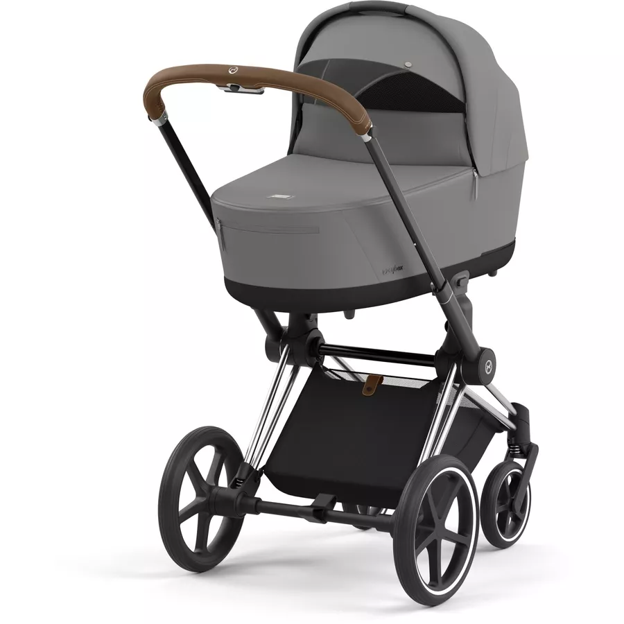 cybex PLATINUM Kombikinderwagen New Priam Chrome Brown Mirage Grey