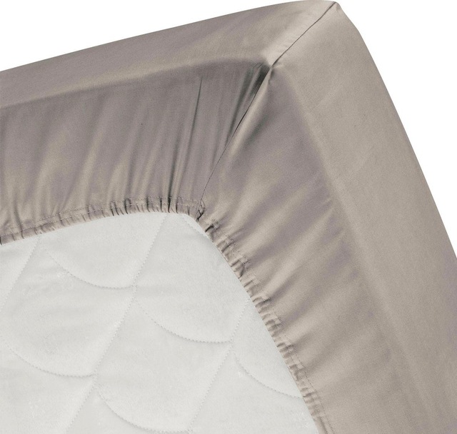 Cinderella Spannbettlaken »Sundays Satin für 25 cm Höhe« mit Rundumgummizug