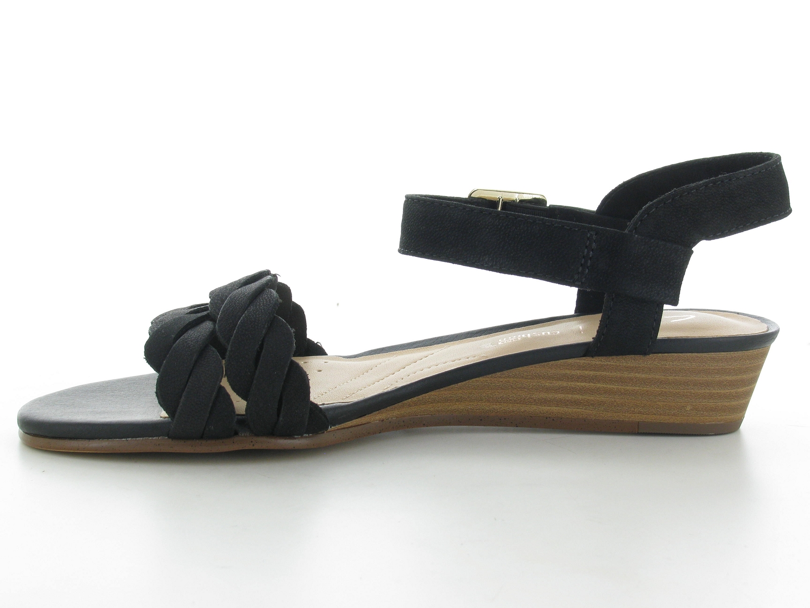 Clarks-MENA BLOSSOM Cuir Velours Noir