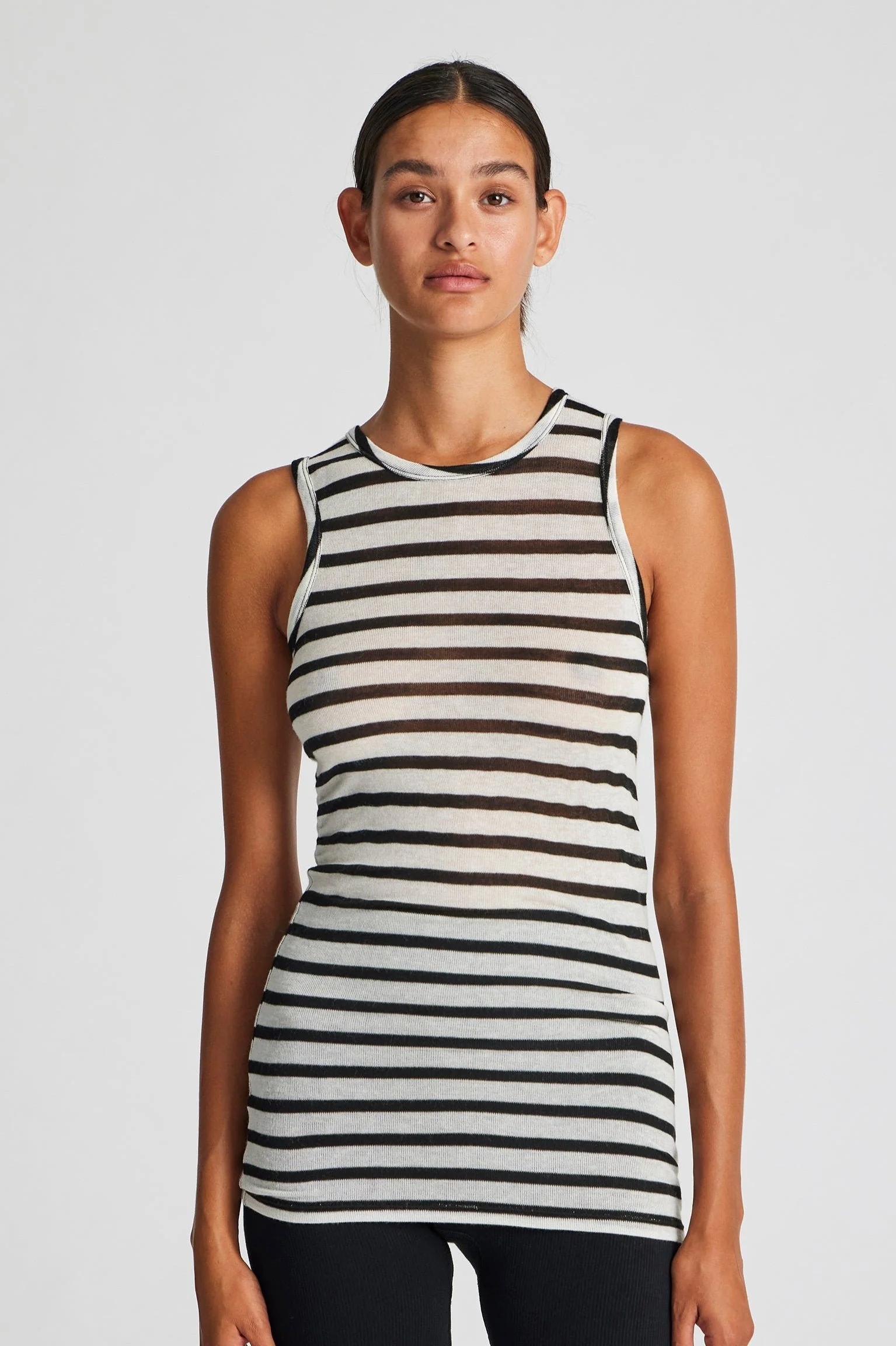 Gai+Lisva  Alberte Wool top - Ecru Sailor Stripe