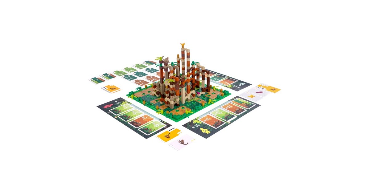 AsmodeeLEGO® Monkey Palace Bordspel  (Frans / Nederlands, 2 - 4 spelers, 45 minuten, Vanaf 10 jaar)