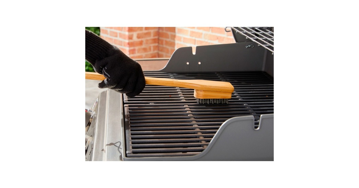 WeberReinigingsborstel - bamboe grillreinigingsborstel  (45 cm)