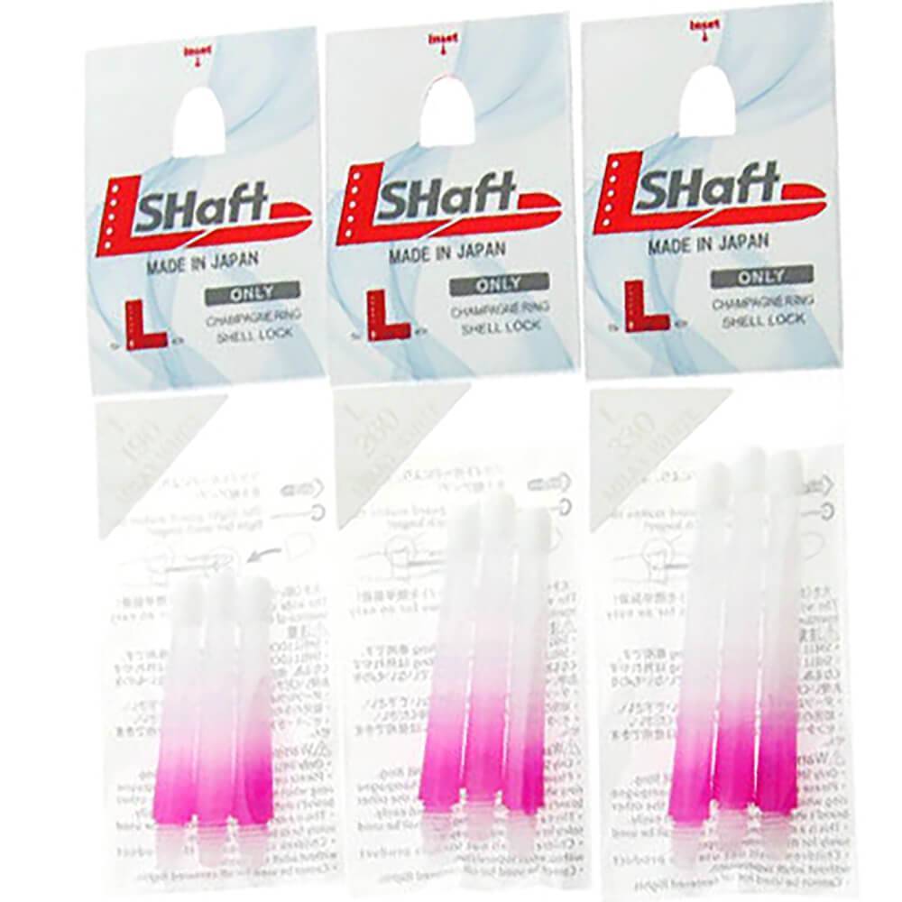 L-Style - L-Shaft Lock Straight TwoTone - Weiß Klar Pink