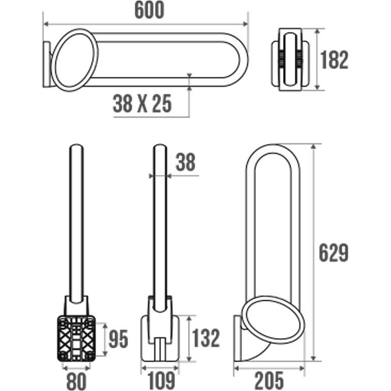 Barre d'appui relevable DOCCA