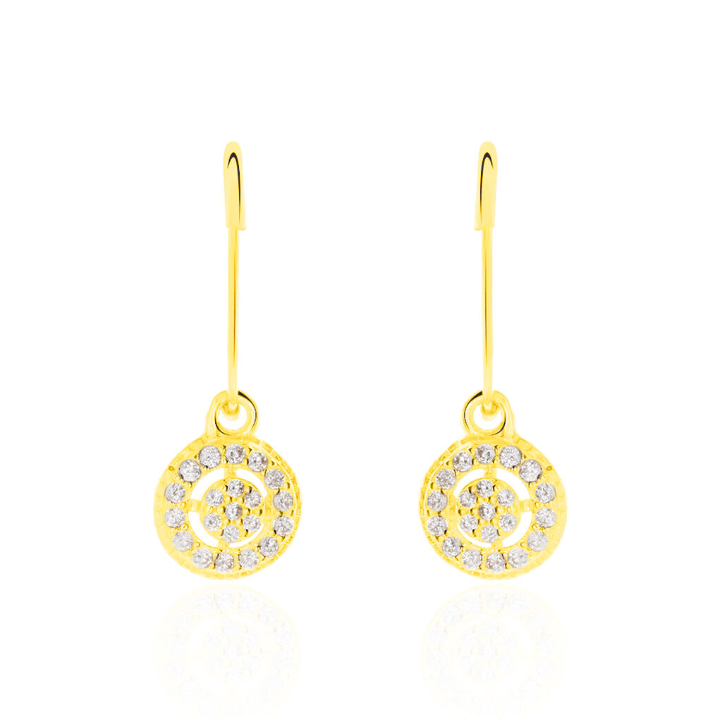 Créoles Lulu Or Jaune Oxyde