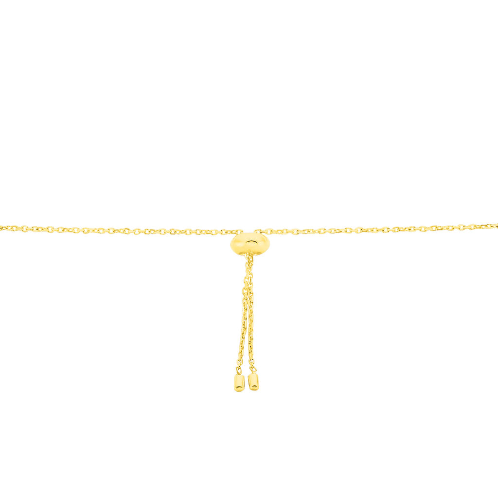 Bracelet Tesnimae Or Jaune Oxyde De Zirconium Et Perle De Culture