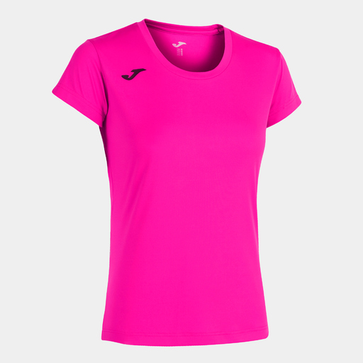 Camiseta de manga curta Joma Record II rosa fluorescente