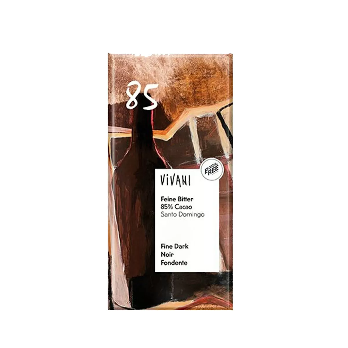 Vivani Mørk Chokolade 85% Ø - 100 g.