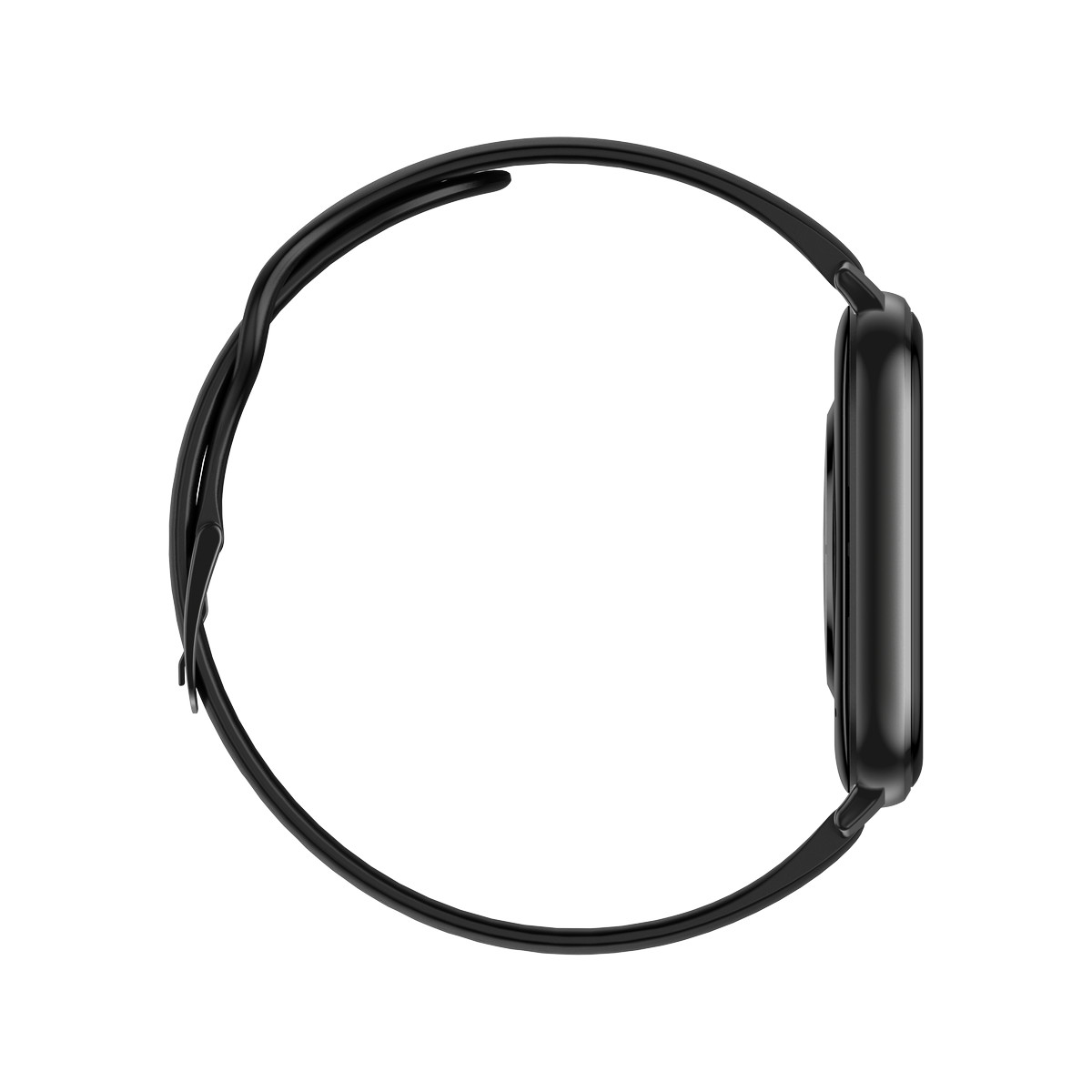 Montre SMARTY 2.0 training mixte connecté métal bracelet silicone noir