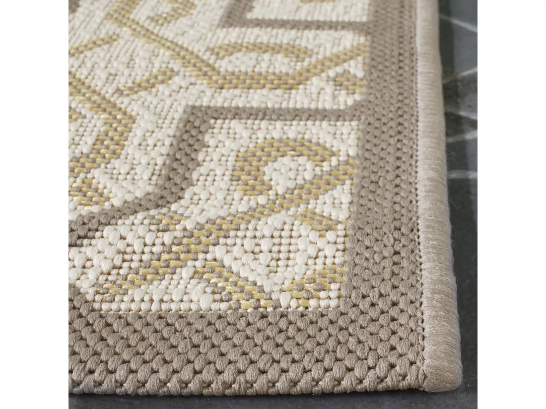 Tapis Beige & Dark Beige 122 X 170 cm - Eleonora