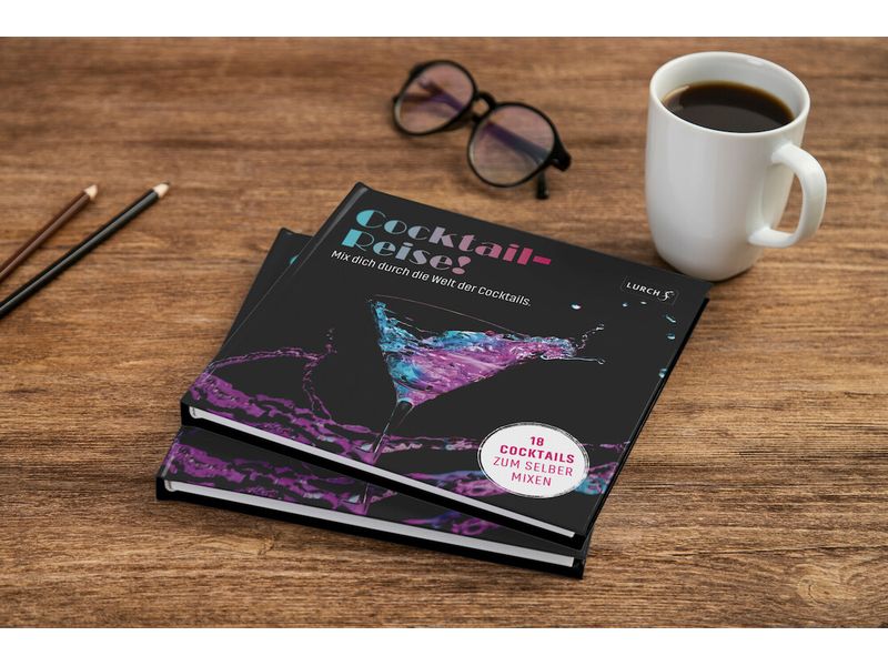 Lurch Cocktail-Set & Rezeptbuch 3-teilig, 0.6 l, Smoke Gray Cocktail Shaker