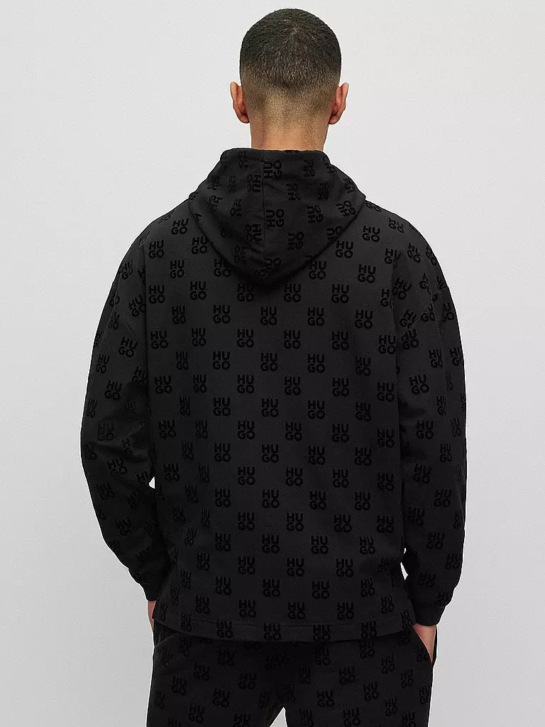 HUGO Loungewear Kapuzensweater - Hoodie schwarz