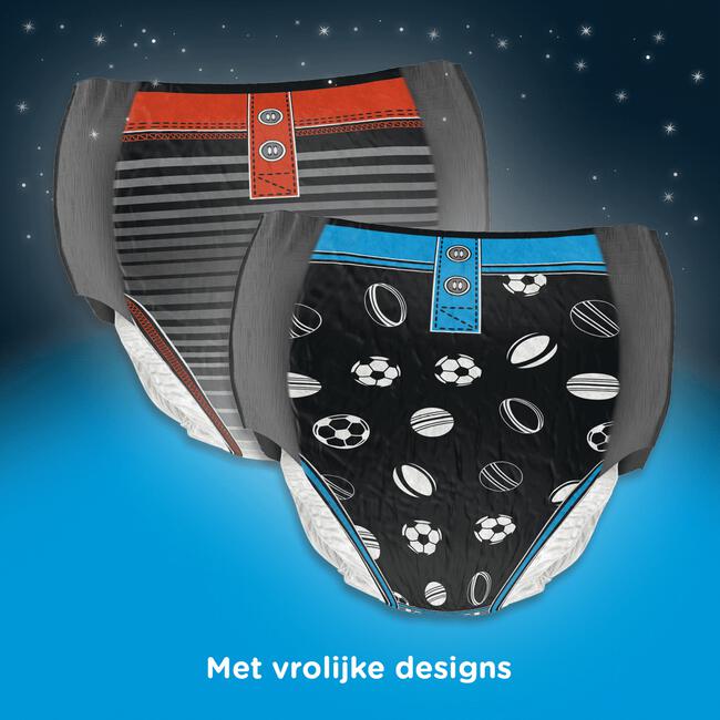 DryNites Stoere Luierbroekjes Jongens 8 Tot 15 Jaar (27 - 57 kg) 9 stuks