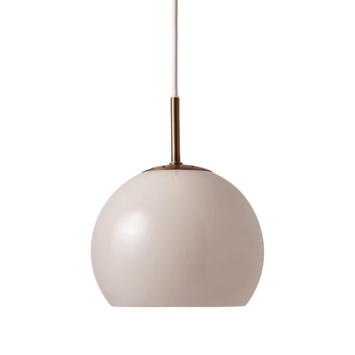 Frandsen - Ball Pendelleuchte Glas Ø 25 cm, sand grey